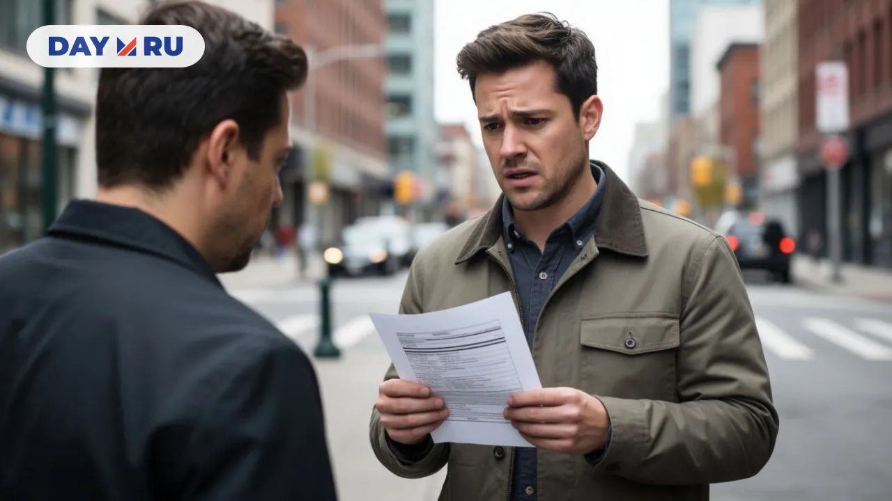 Мужчина получил штраф