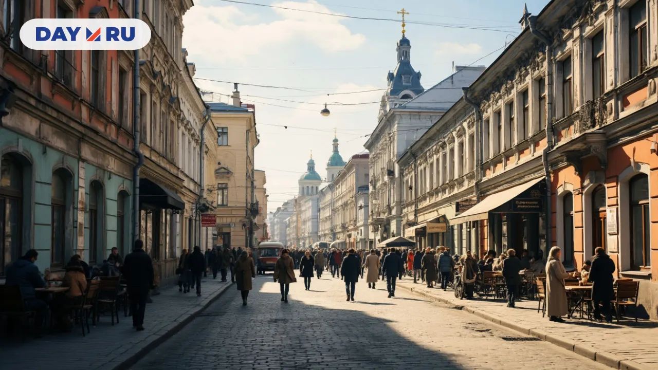 Старинная улица в Москве