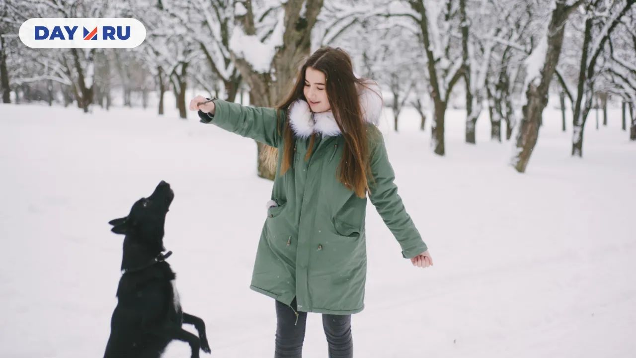 Хозяйка с собакой