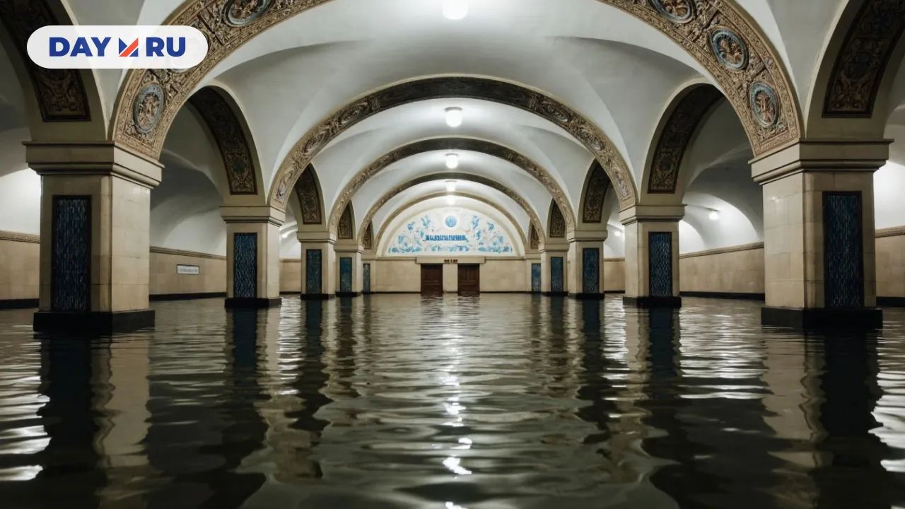 Метро, залитое водой
