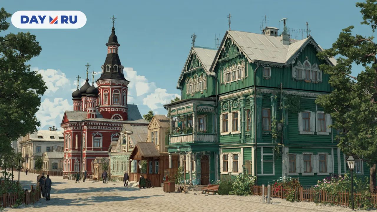 Старинный город, арт