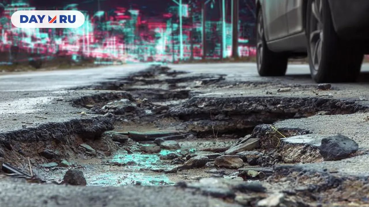 Ямы, дорога