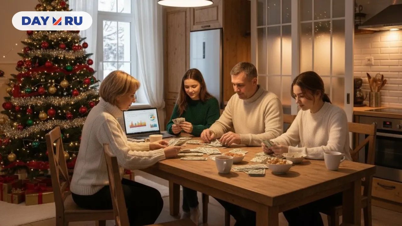 Семья, деньги, Новый год