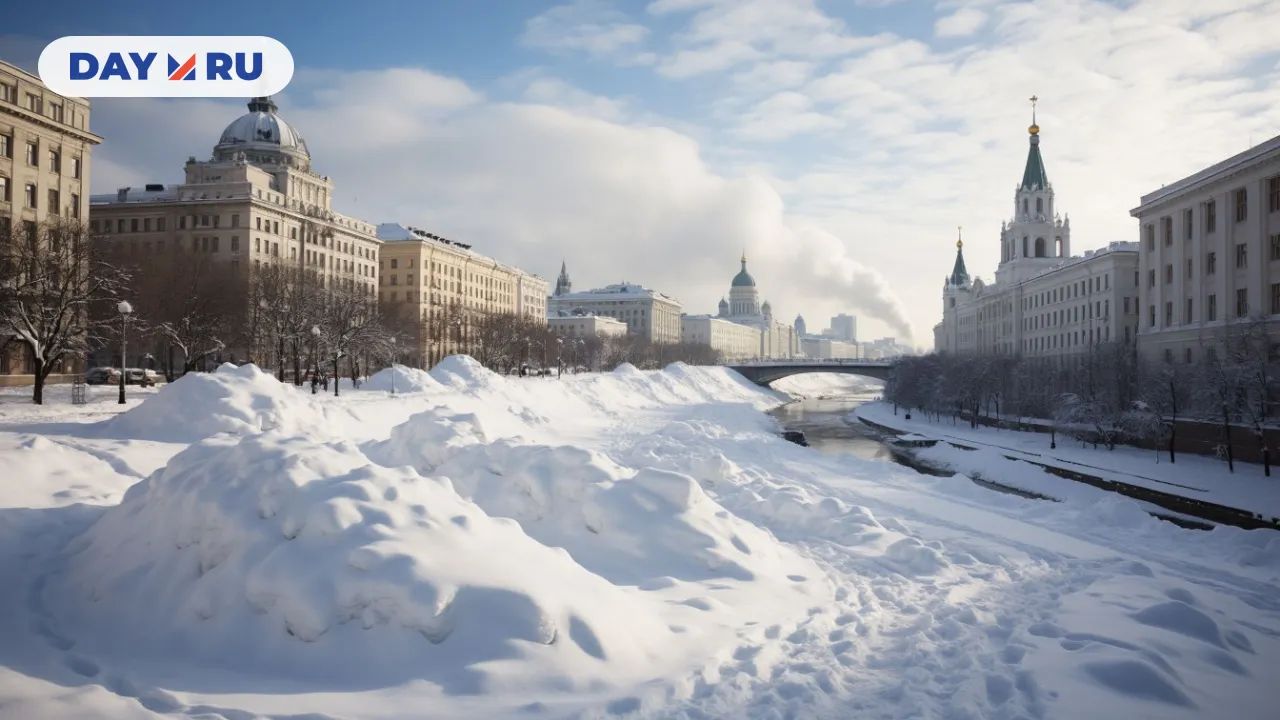 Снег в Москве
