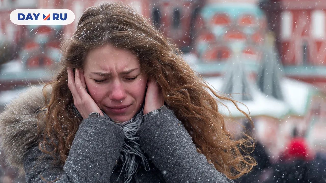 Женщина, шум