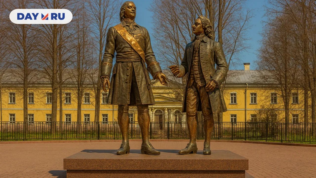 Памятник «Петр I и доктор Бидлоо»