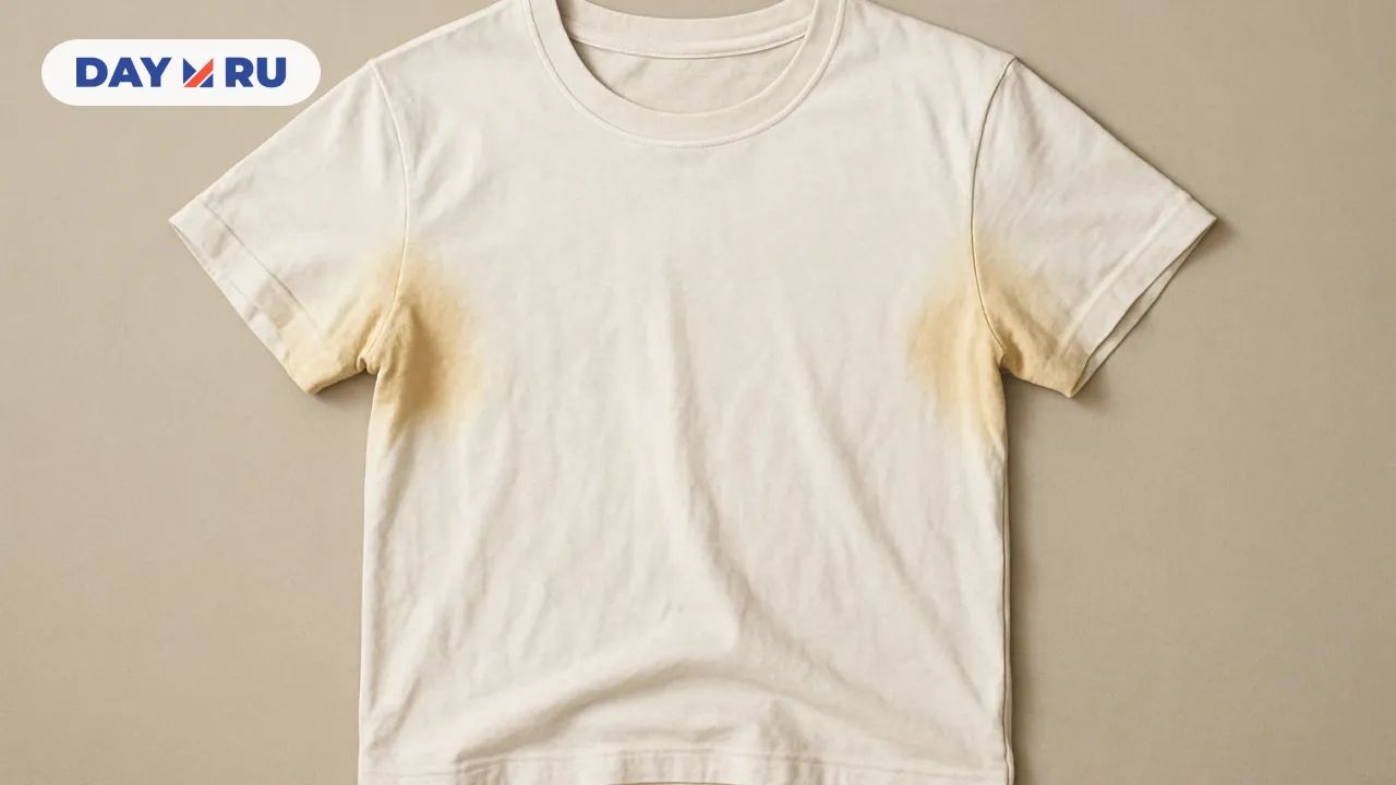 Как вывести пятна от дезодоранта и пота: 7 домашних способов