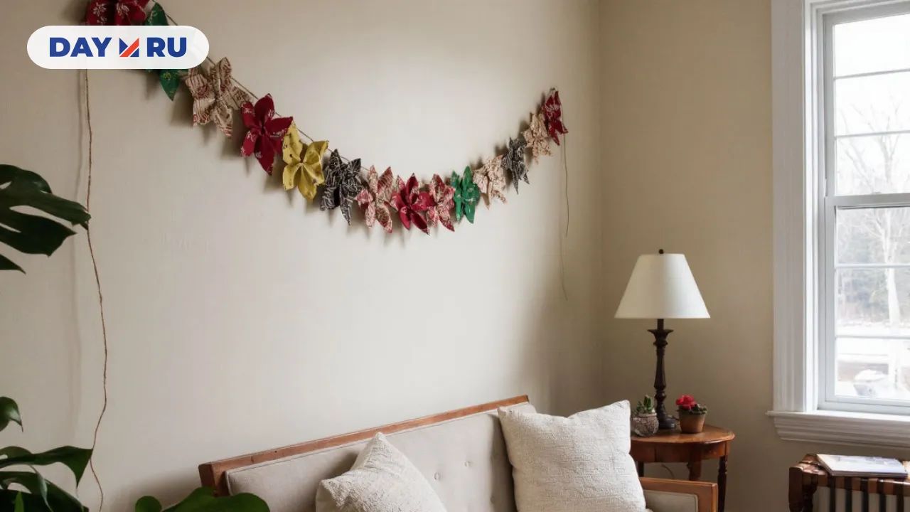 Украсьте дом без хлопот: самодельная гирлянда за 5 шагов