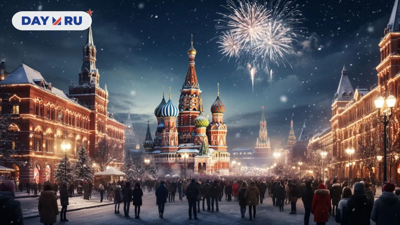 Новогодняя ночь в Москве