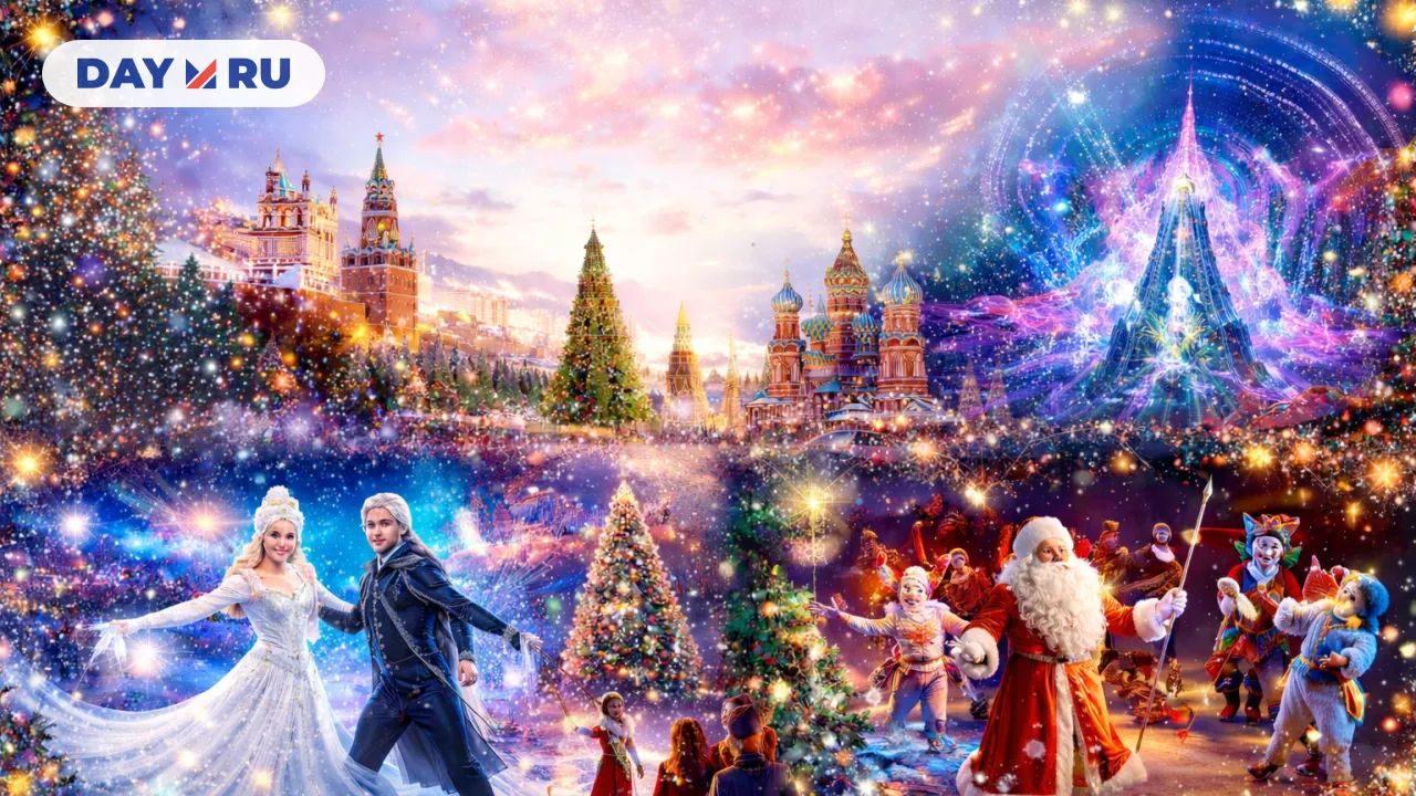 Праздничный зимний коллаж