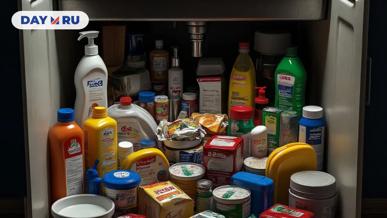 Вредный набор: что не стоит хранить под раковиной?