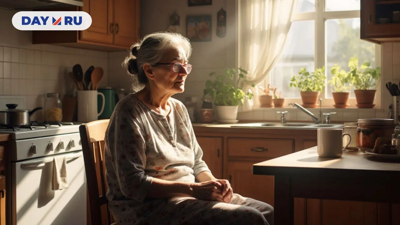 Пожилая жещина