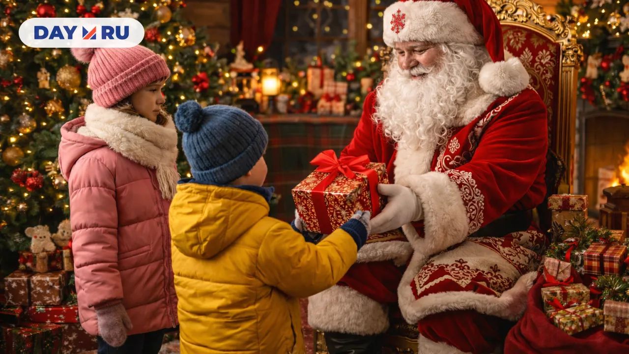 В резиденции Деда Мороза 