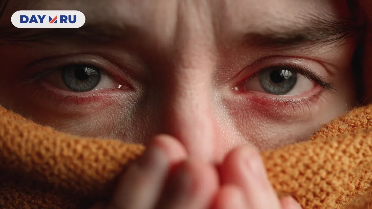 Человек болеет, арт