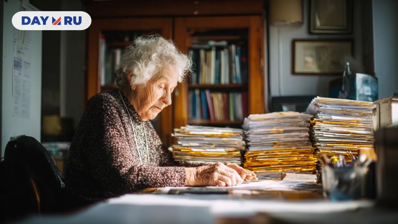 Пенсионерка, арт