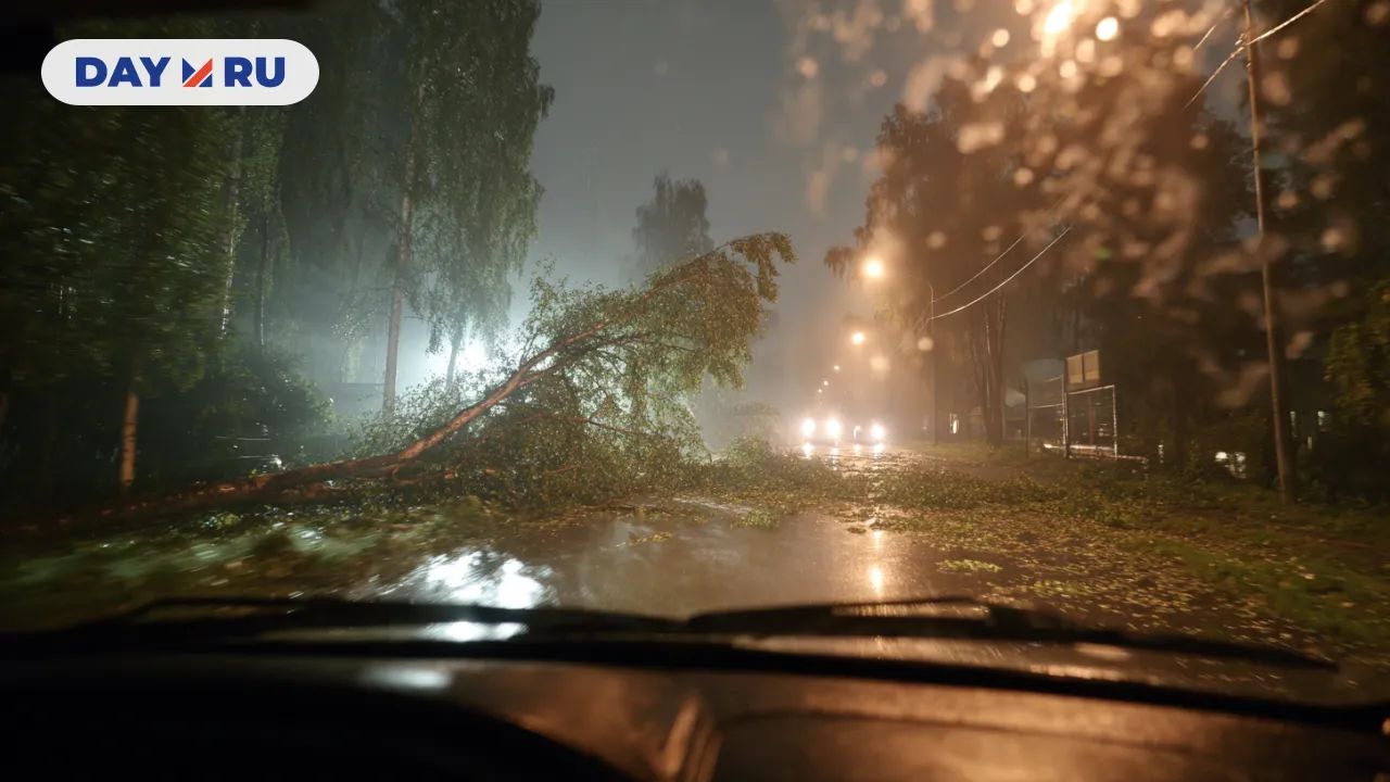 Дорога, шторм