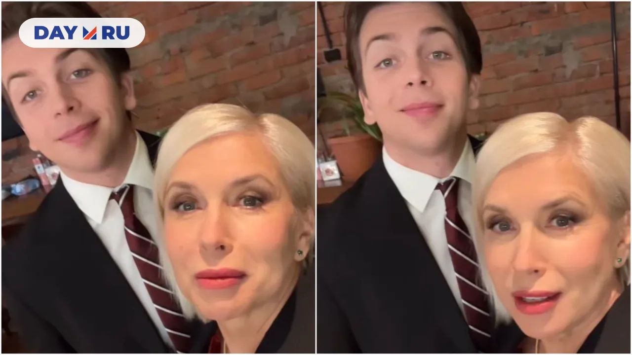 Алёна Свиридова с сыном