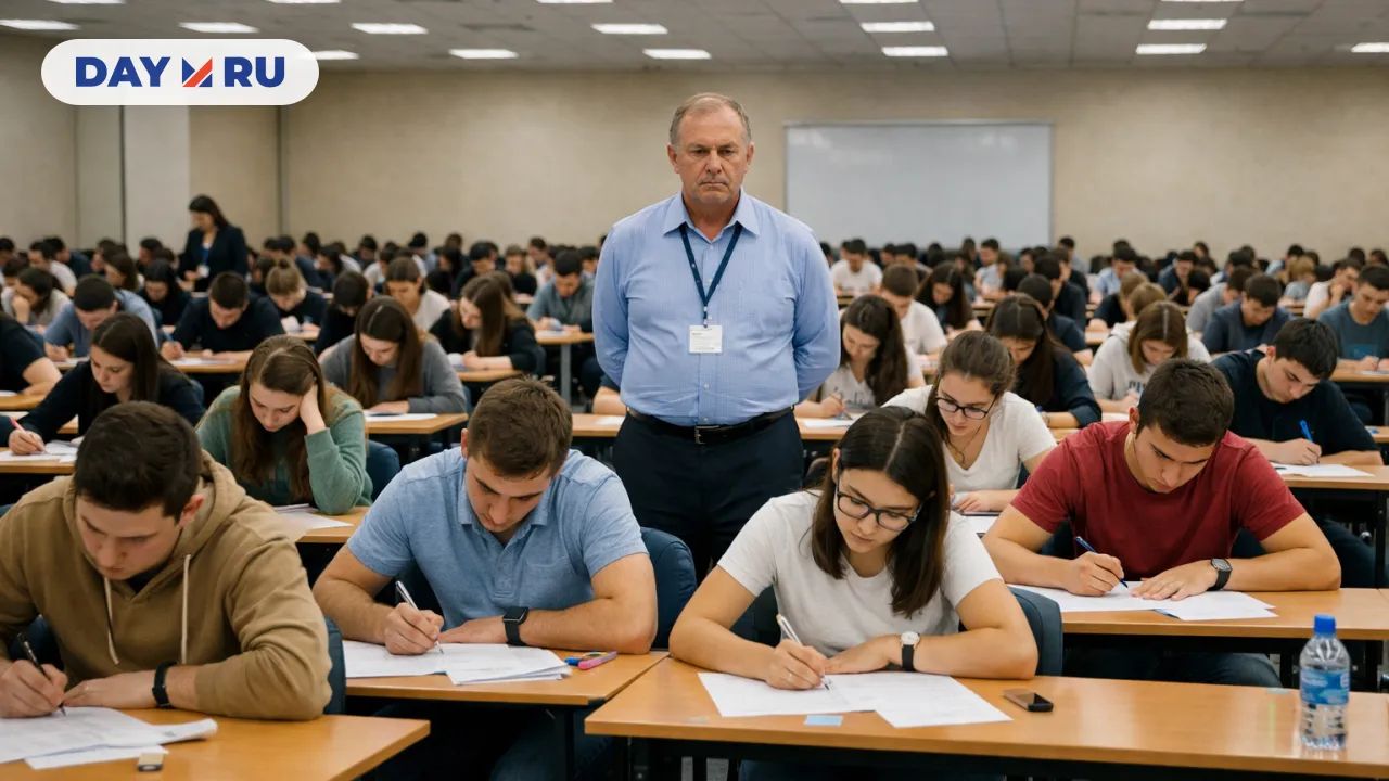 Экзамен в аудитории университета