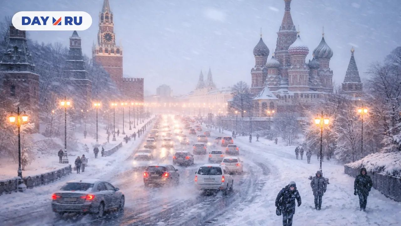 Снегопад в Москве Снегопад в Москве