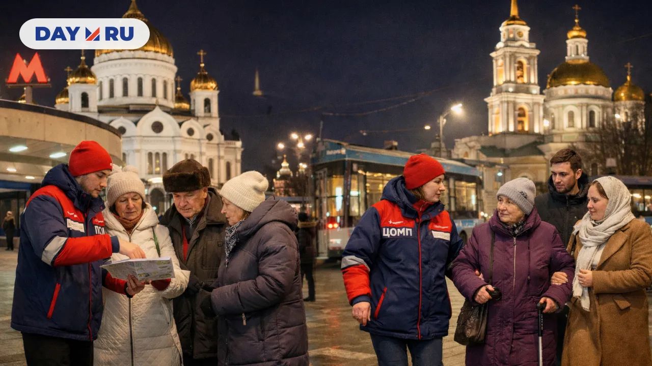 Ночная помощь пассажирам у храмов