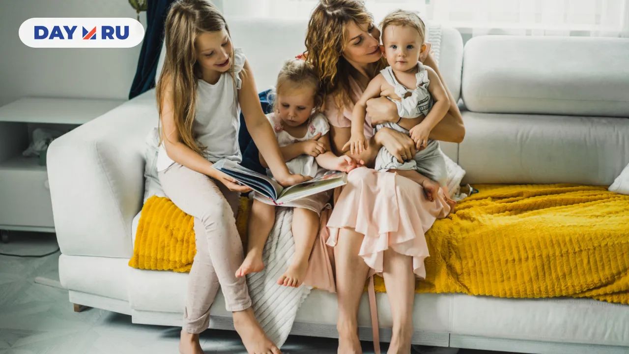 Многодетная мама