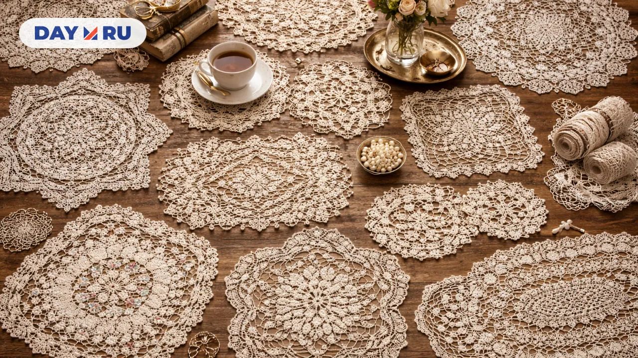 Бабушкины кружевные салфетки