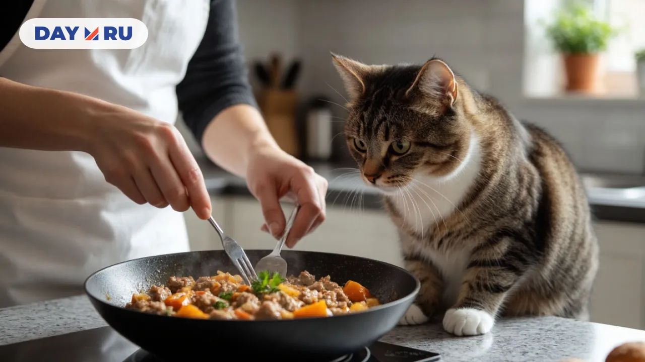 «Можете выработать расстройства пищевого поведения»: чем может обернуться кормление кошки едой со стола