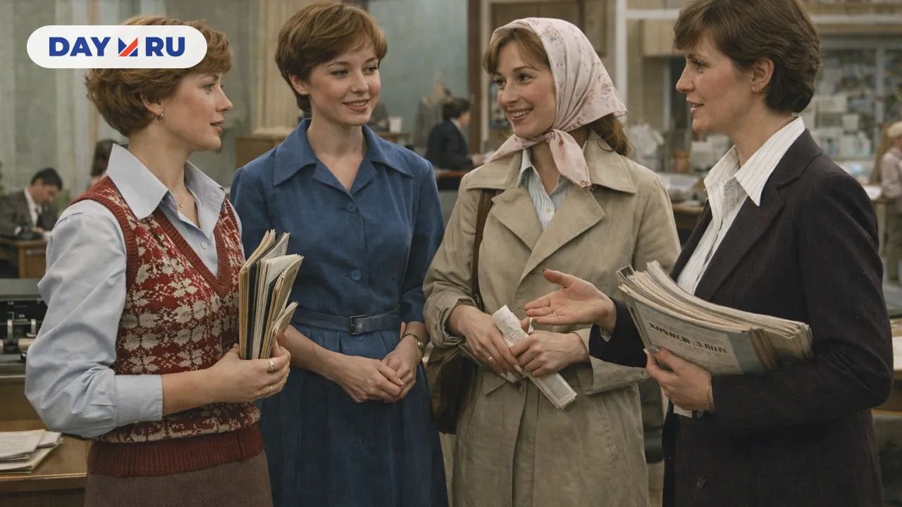 Женщины в советском офисе