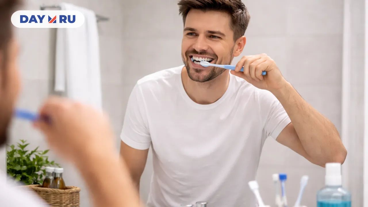 Чистка зубов 