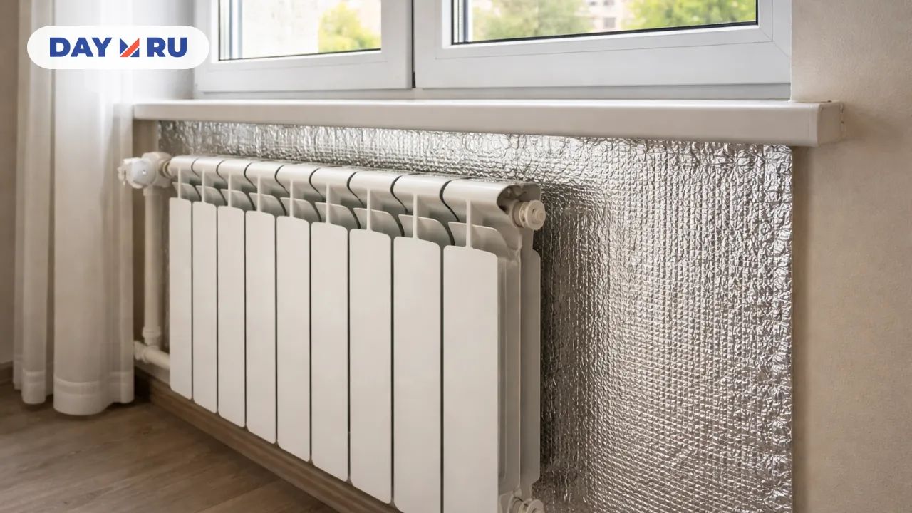 Радиатор под окном в квартире