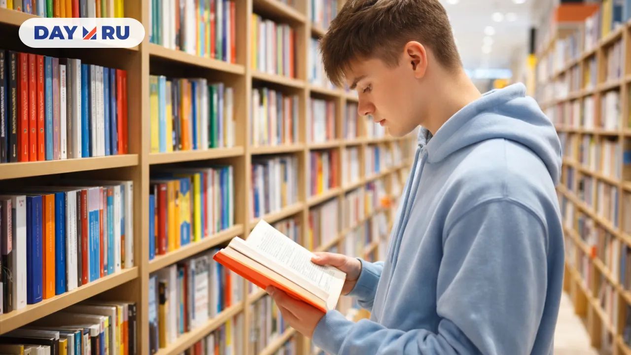 В библиотеке 