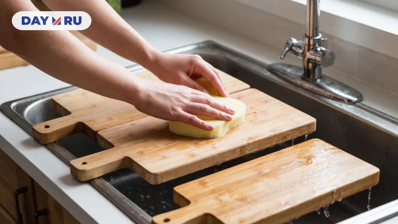 Не боюсь бактерий на кухне! Использую эти лайфхаки для чистоты разделочных досок и вам советую 
