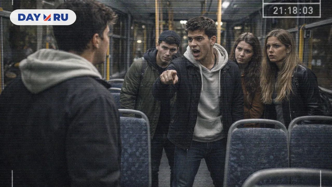 Конфликт в автобусе