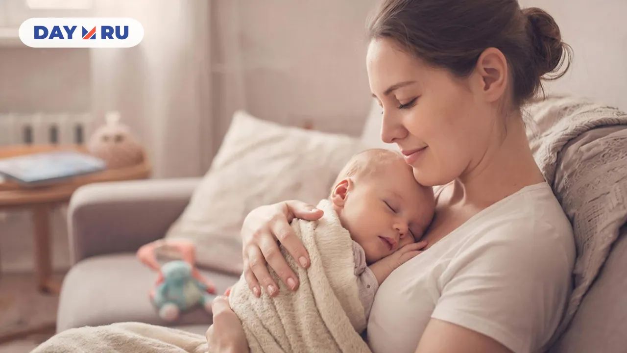 Мама с малышом