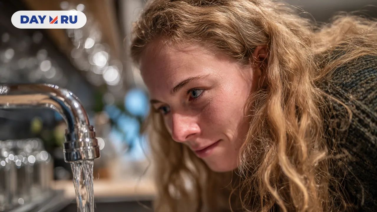 Женщина смотрит на воду, арт