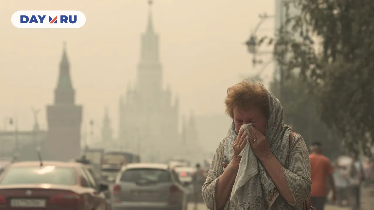 Москва, смог