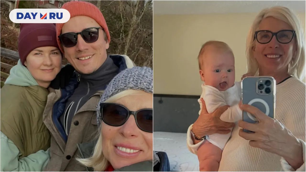 Алёна Свиридова с внучкой