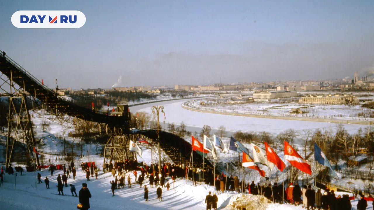 Трамплин зимой 1964 года