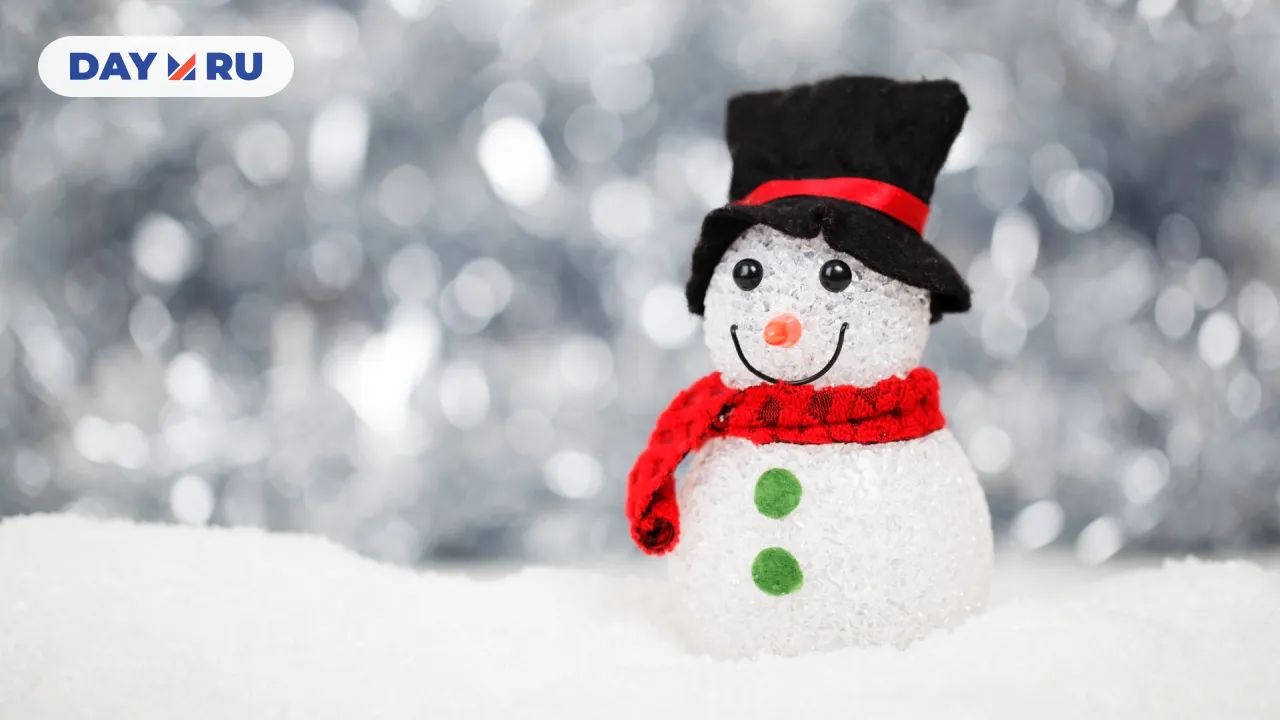 Новый год, снеговик