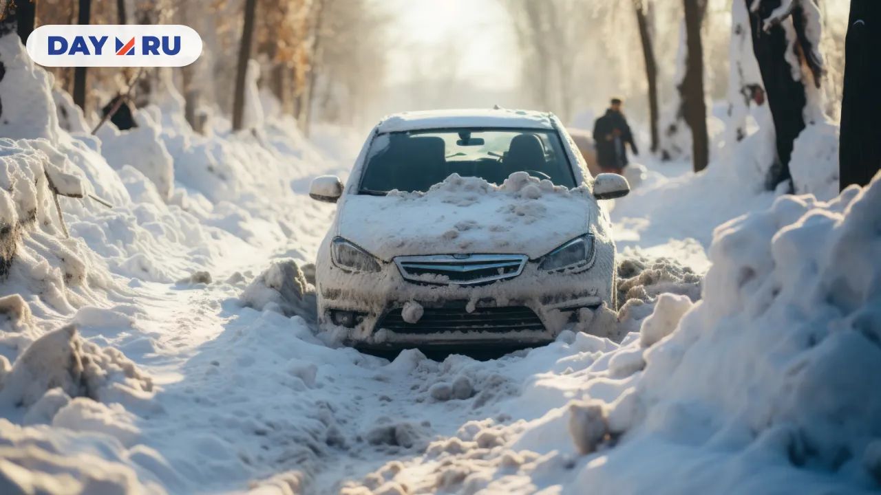 Автомобиль, снег