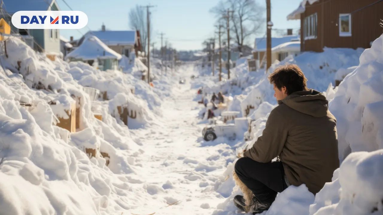 Зима в России