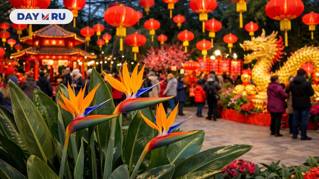 Китайский Новый год в оранжерее