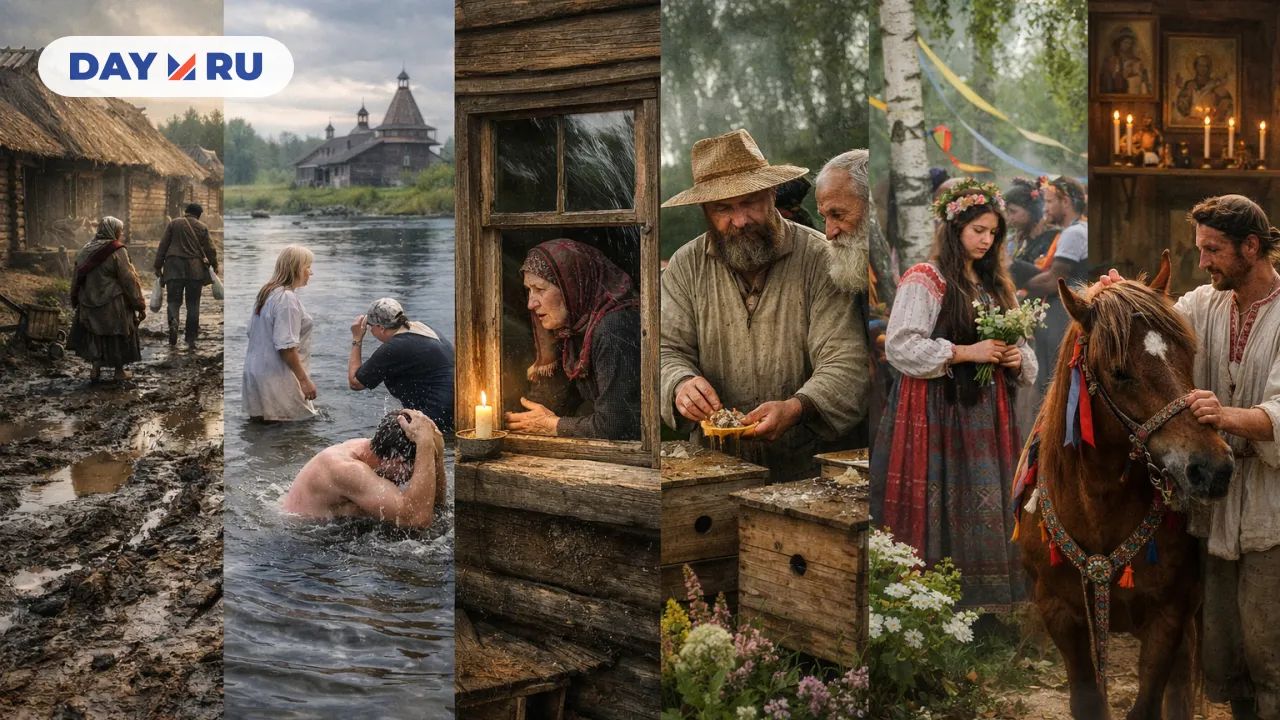 Русские традиции в деревне