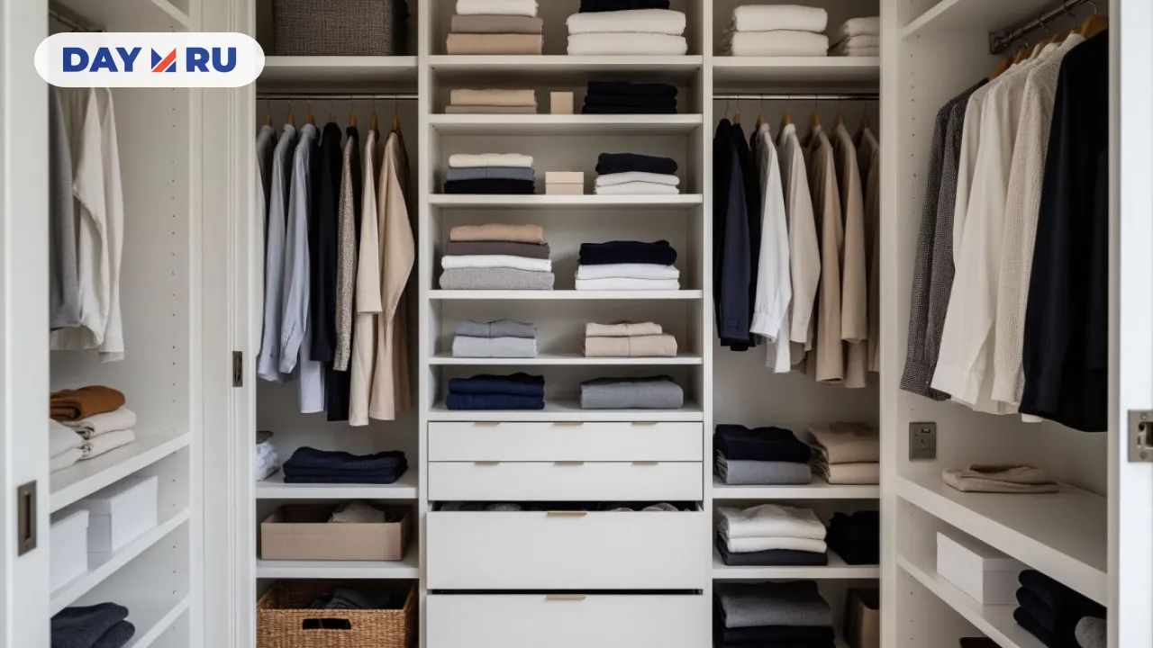Секрет идеального порядка без лишних усилий: мой способ организации одежды для порядка в шкафу
