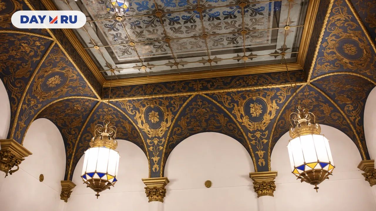 Внутри гостиницы "Ленинградская"