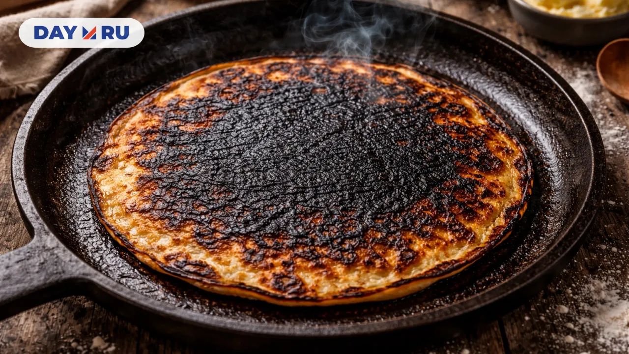 Пригоревший блин