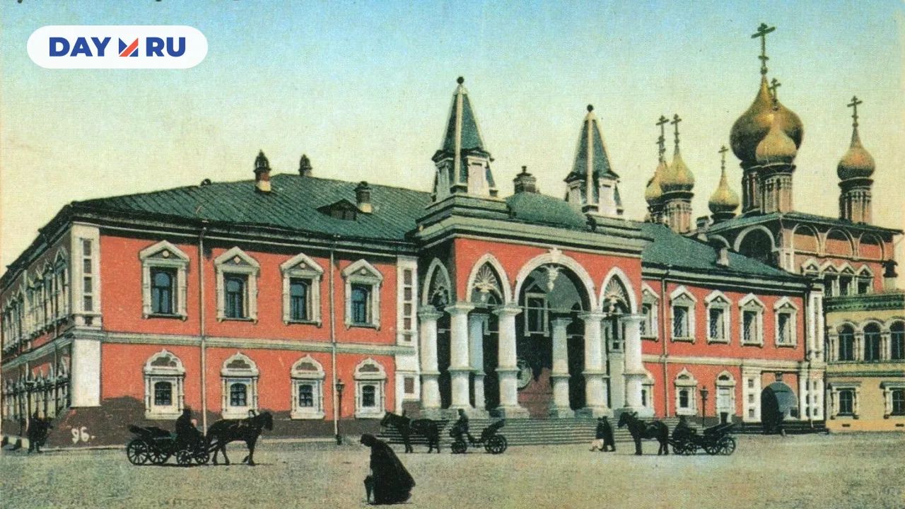 Чудов монастырь на почтовой открытке, ранее 1917 года