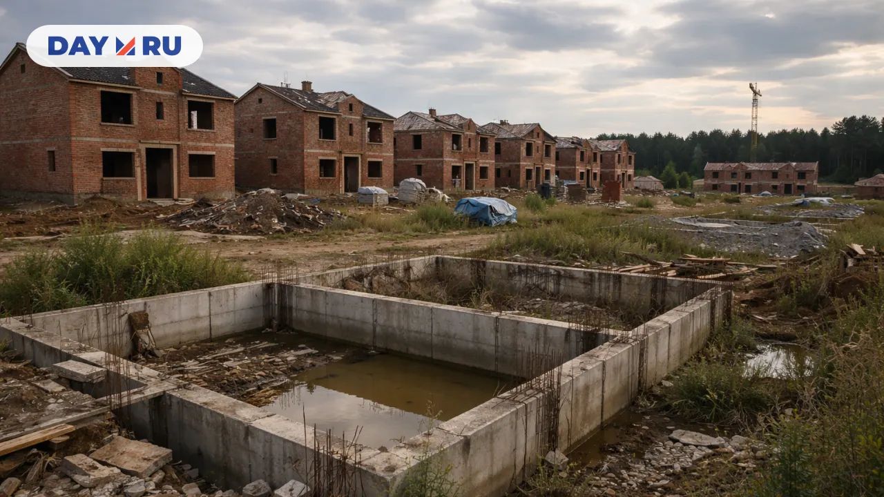 Брошенный стройплощадка 