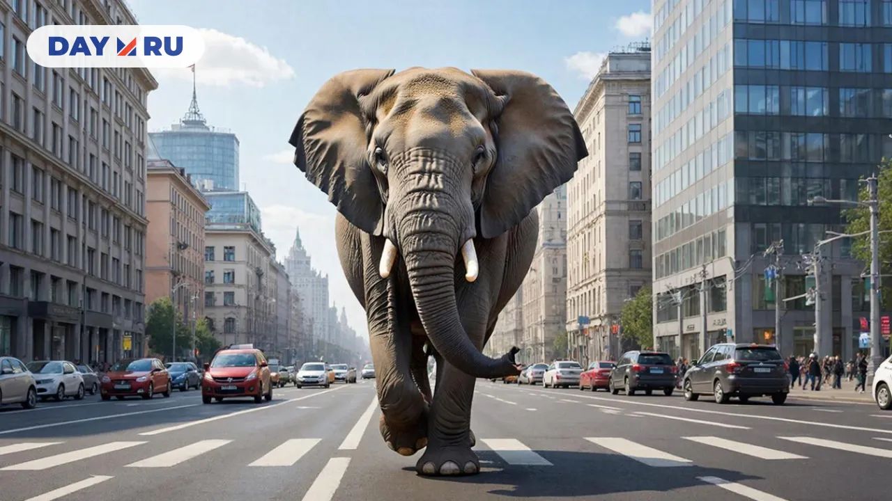 Побег слона