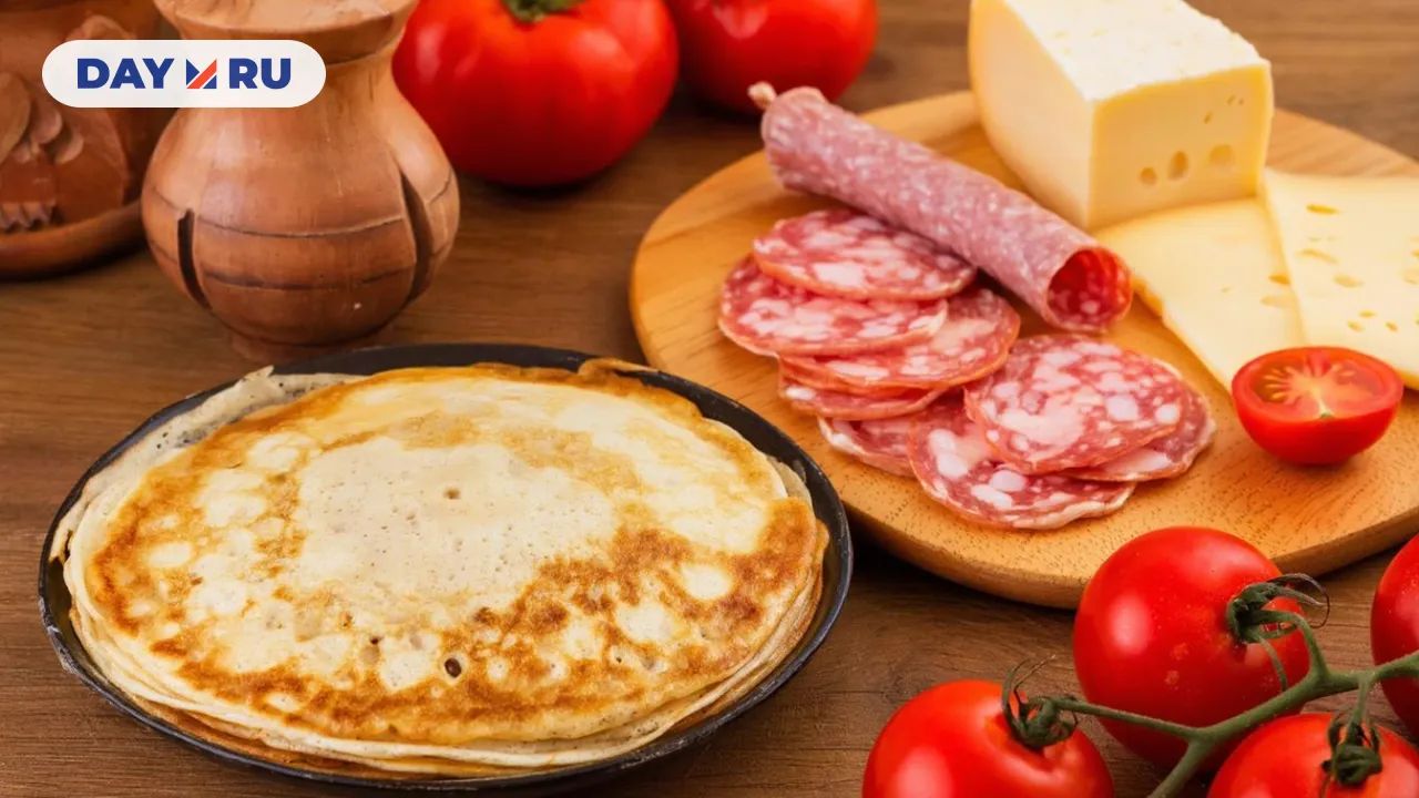 Блины, продукты, Масленица